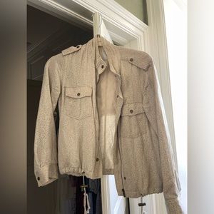 Rails leopard print taupe jacket